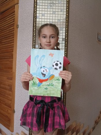 Выставка рисунков "Гол! Я люблю футбол!"